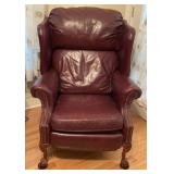 Ball in Claw Footed Reclining Barca Lounger