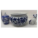 Blue and White Decor