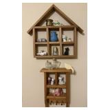 Wooden Shadow Boxes and Collectibles