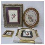 Framed Floral Artwork