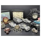 Automotive Lovers Desk Clocks