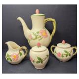 Franciscan "Desert Rose" Coffee Pot, Creamer