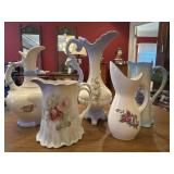 Floral Pitchers