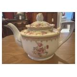 Gold Castle Hostess Porcelain Teapot From Japan