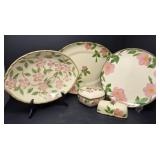 Franciscan "Desert Rose" Platters, Trinket Box
