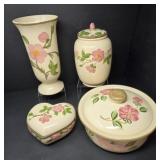 Franciscan "Desert Rose" Vase, Cookie Jar,