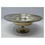 Sterling Reinforced with Cement Footed Compote