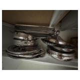 Various Silver Plate Serving Pieces