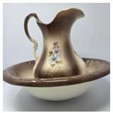 Wash Basin and Pitcher