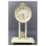 Czechoslovakian PRIM Column Clock With Pendulum