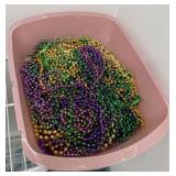 Mardi Gras Beads And Assorted Key Chains