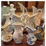 Ceramic Floral Pitchers