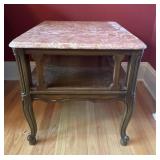 French Provincial Style Marble Top Table