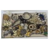 Costume Jewelry Brooches and Bracelets