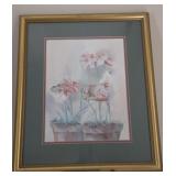 Framed Watercolor Floral Prints