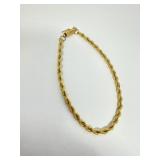 14K Rope Chain Bracelet
