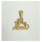 14K #1 Nana Pendant