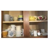Various Mugs and Water Bottles