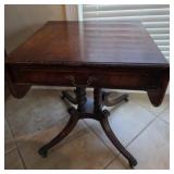 Drop Leaf Mahogany Table