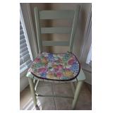 Wooden Straight Back Chair