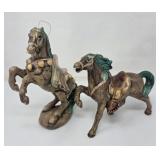 Ceramic Painted Horses