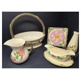 Franciscan "Desert Rose" Milk Pitcher, Basket