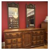 Dresser With Double Mirror
