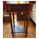 Walnut Finished Accent Table