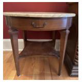 Marble Top Accent Table