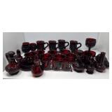 Ruby Red Glassware