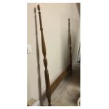 Wood and Metal Bed Frame