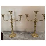 Brass Candelabras