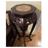 Rosewood Pedestal Marble Top