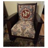 Victorian Upholstered Rocking Chair