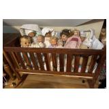 Baby Cradle with Dolls