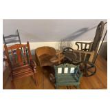 Vintage Wooden Doll Furniture