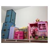 Barbie Doll House and Doll Cases
