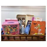 Barbie Cases and Barbies