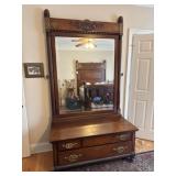 Dresser with Large Mirror