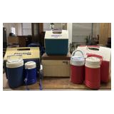 Picnic Coolers and Water Jugs