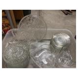 Cut Glass Serving Dishes