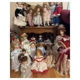 Porcelain And Vinyl Dolls