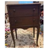 Wood Thread Table/Cabinet