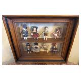 Miniature Dolls In Shadow Box