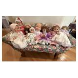 Doll Sofa and Dolls