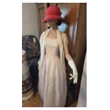 Ladies Mannequin with Evening Gown