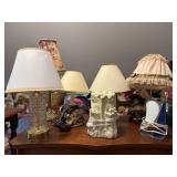 Assortment Of Small Table Lamps