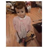 Child Doll with Tricycle
