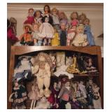 Collection of Vintage Dolls