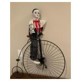 Clown Doll on Unicycle